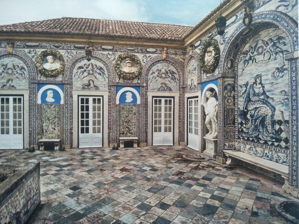 Taras w Pałacu Fronteira