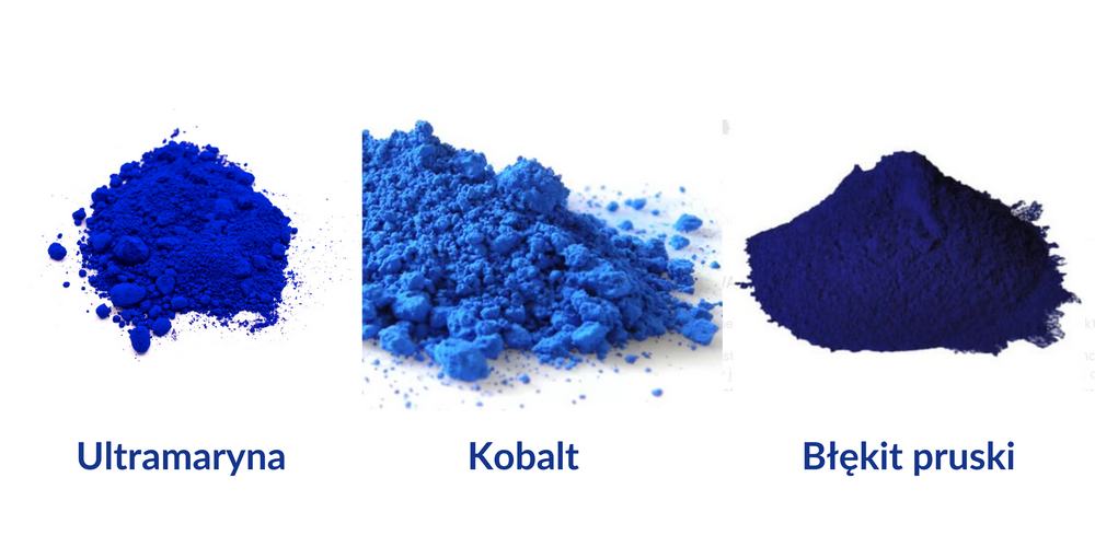 Różne odcienie koloru niebieskiego