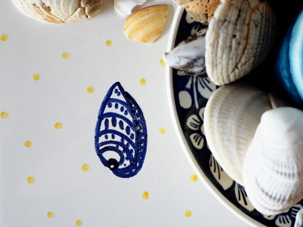 Morskie dekoracje z muszli
