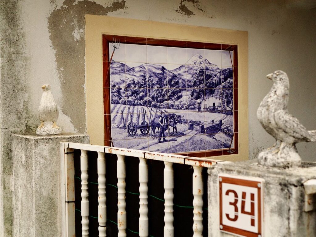 Prywatny dom ozdobiony azulejos