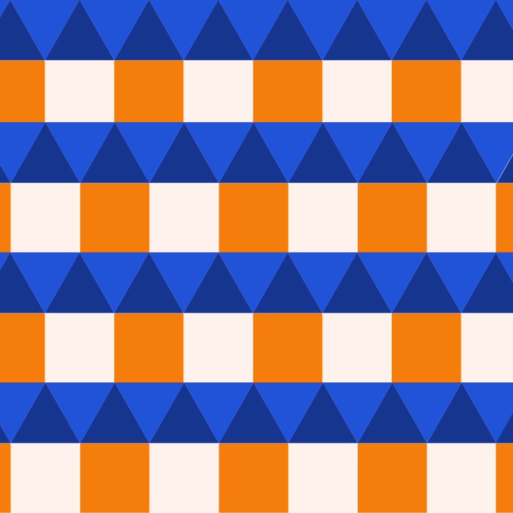 Układ kafelków z dwóch figur geometrycznych