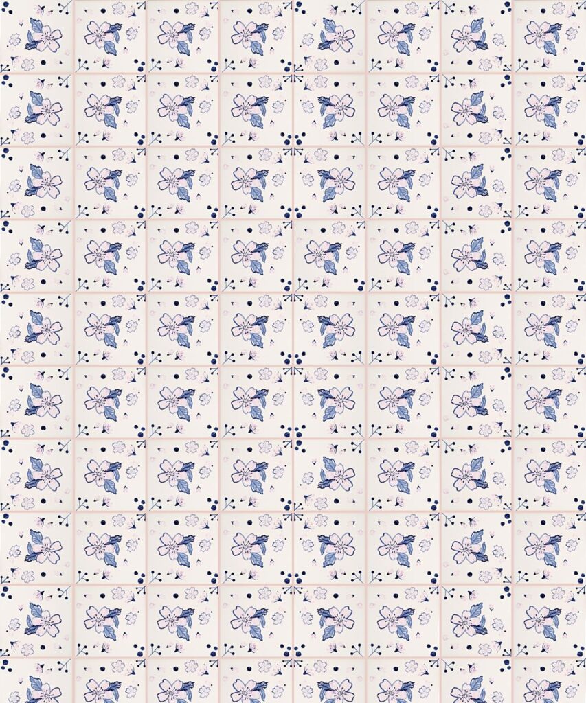 Cała ściana opadających kwiatów wiśni - to prawdziwe hanami!