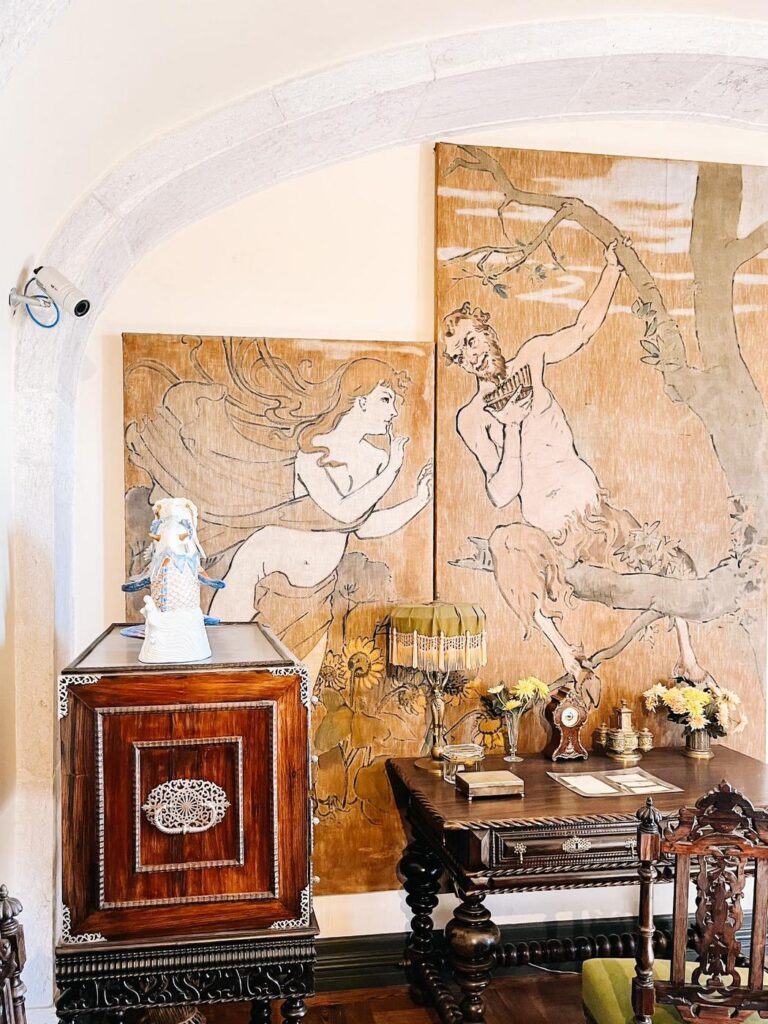 Gabinet w pałacu Pena w Sintrze