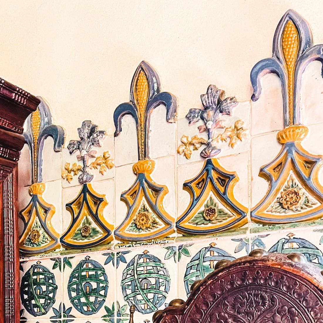 kafle w pałacu w Sintrze