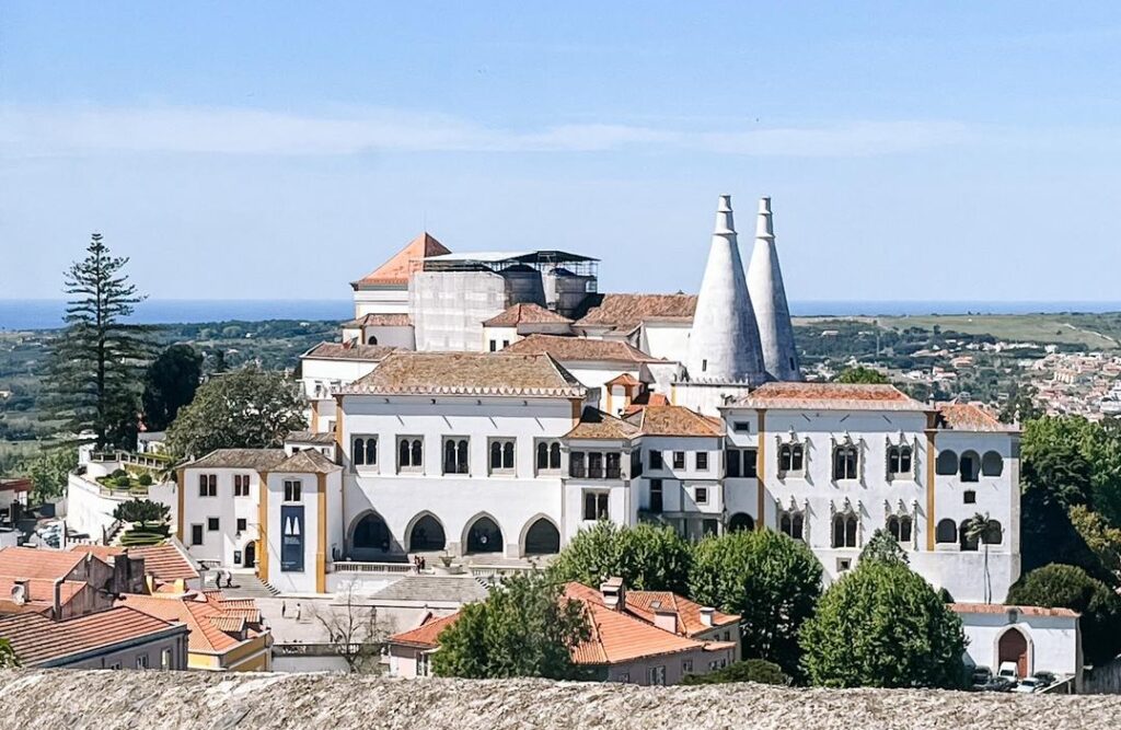 Widok ogólny na Pałac w Sintrze