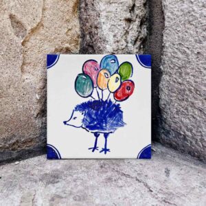 jeż surrealistyczny z balonikami