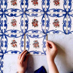 oryginalne kafelki do kuchni ? czemu nie serce?