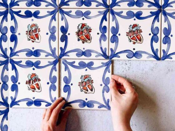 oryginalne kafelki do kuchni ? czemu nie serce?