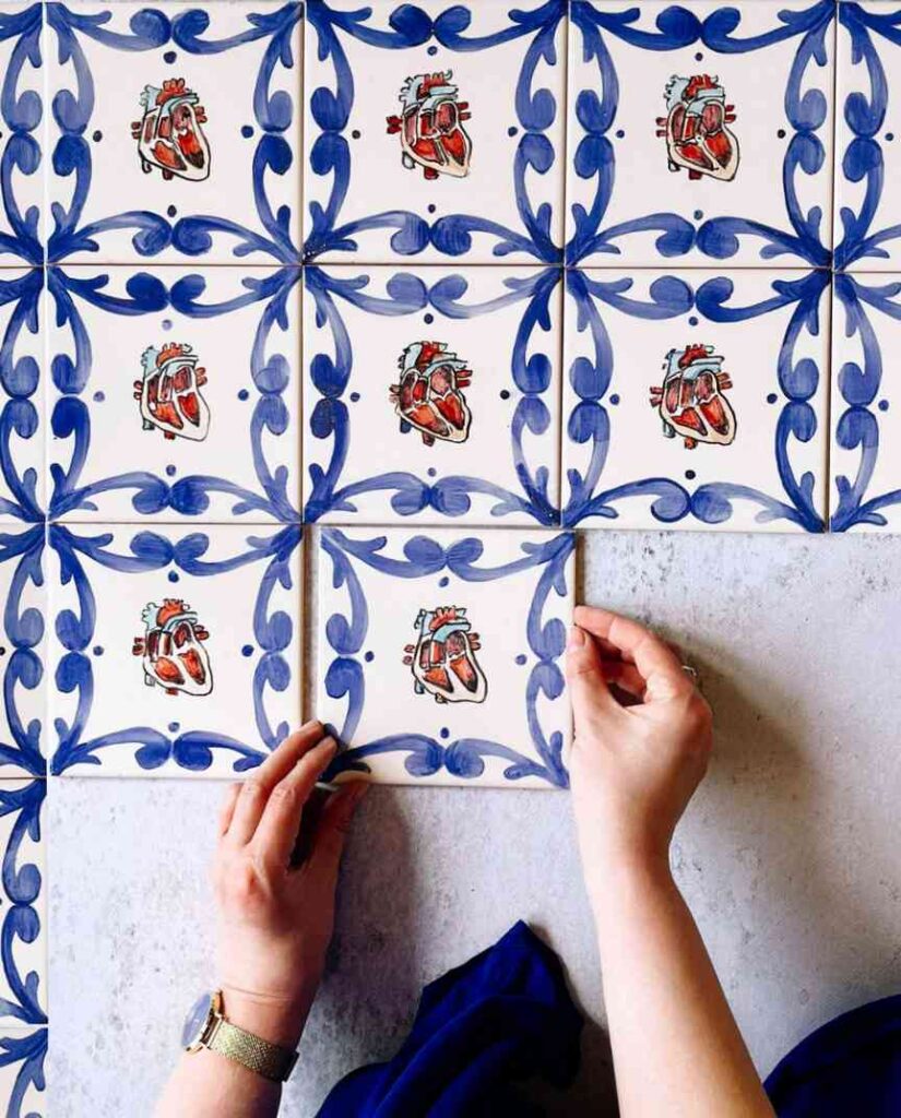 oryginalne kafelki do kuchni ? czemu nie serce?