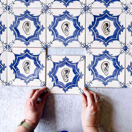 układam wzór z kafli Som