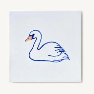 Łabędź - kafelek z kolekcji "Asas"