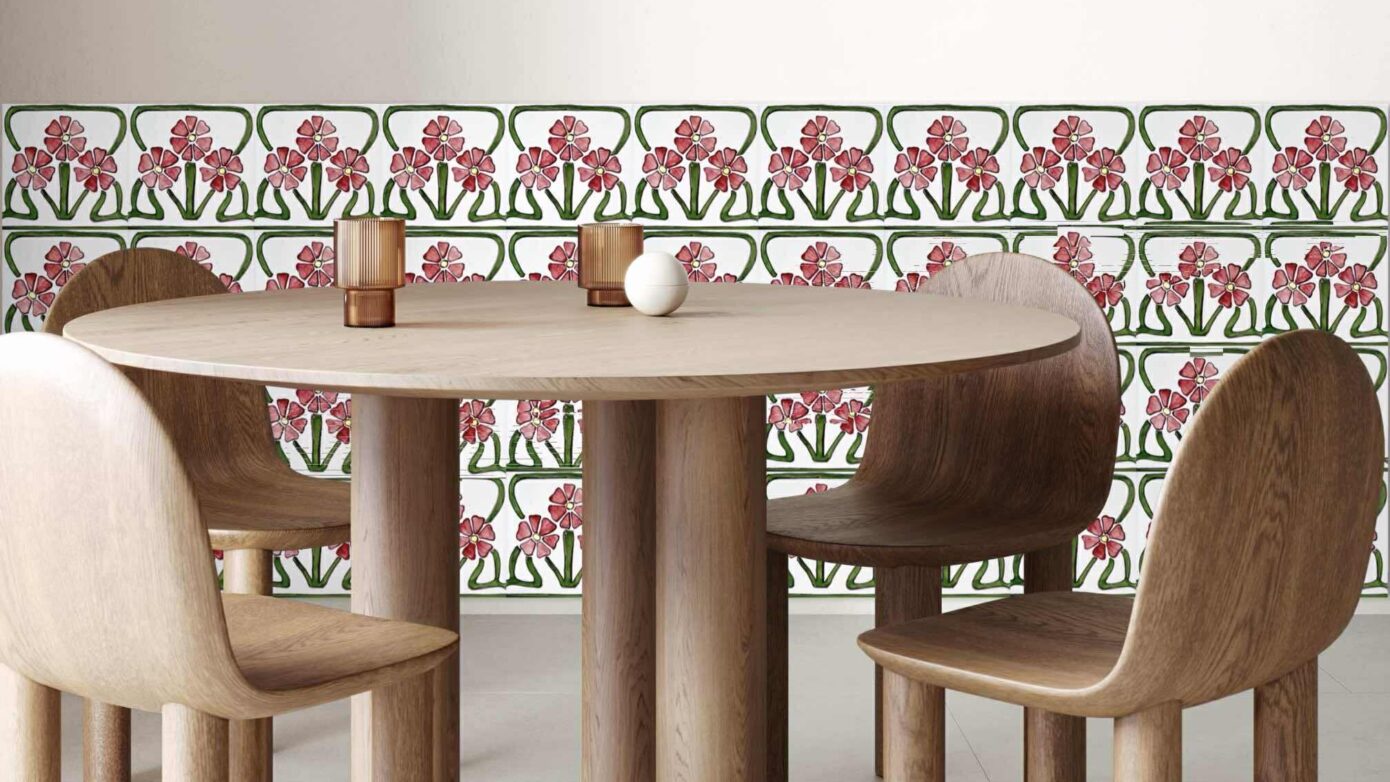 Jak ozdobić ścianę w kuchni przy stole? Najlepiej kafelkami!