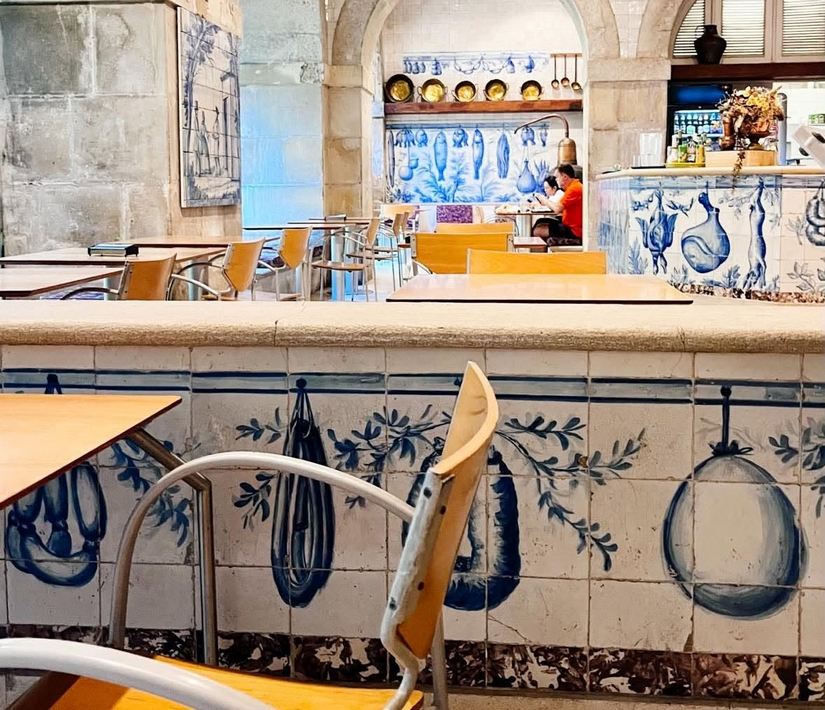 Kawiarnia w Muzeum Azulejos to żywa historia azulejos